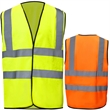 Premium Knitted Hi Vis Class 2 Safety Loop & Hook Vest