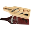 13 1/2" x 5 1/2" Sublimatable Wine and Cheese 6-Piece Set