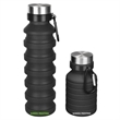 Reuseable Silicone Collapsible Water Bottle with Carabiner
