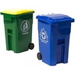Miniature Trash Can Bin Stationery Organizer