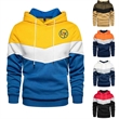 Color Blocking Winter Hoodie Advertising Sweater