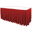 Non-Printed 17' Box Pleat Table Skirt