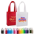 Non-Woven Mini Gift Tote Bag ( 8" X 4" X 10" )