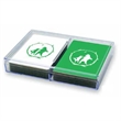 Double Poker Clear Plastic Case