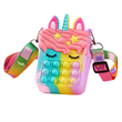 Unicorn Pop Shoulder Bag Fidget Backpack Toys Holiday Gifts