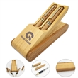 Creative Bamboo Gel Ink Pen Set