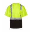 ANSI Class 2 Safety Green T-shirt with Black Bottom