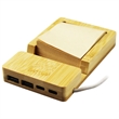Type-C Bamboo USB Hub with Stand