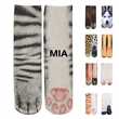 Full color printed 3D animal socks
