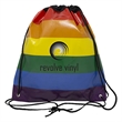 Jumbo Rainbow Drawstring Backpack