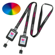 5/8" SlimReel™* Dye-Sub Event Lanyard/Badge Reel System