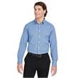 Devon & Jones Men's Gingham Shirt - Left Chest Embroidery