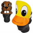 Duck/Pig/Beaver Visor Headband