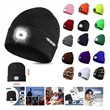 Unisex USB Charging Beanie Hat Cap with LED Light