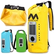 20 L Waterproof Roll Top Storage Dry Bag With Speaker LED