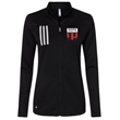 Adidas Women's 3-Stripes Double Knit Full-Zip Black