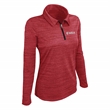 Ladies 1/4 Zip Long Sleeve Polo