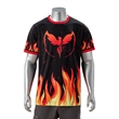 75D Fluorescent Digital Print Men's Short Sleeve T-Shirt