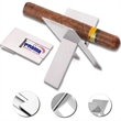 5 Pcs Silver Portable Stainless Steel Folding Cigar Holder