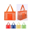 Fashion Mesh Striped Tote Bag