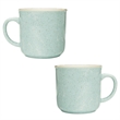 Marble Style Stoneware Coffee Mugs, 13 oz.