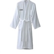White Thick Velvet Hotel Bathrobe