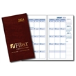 Premium leatherette pocket planner
