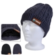 THE COZY Cable Knit Beanie With Fluffy Soft Lining