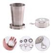 Steel Travel Telescopic Collapsible Shot Glass Pocket Cup