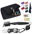 Golf Tool Kit- Towel Groove Cleaner Brush Divot