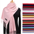 Large Soft Cashmere Pashmina Solid Shawl Wrap Scarf
