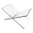 Cross Frame Acrylic Book Holder Clear Stand