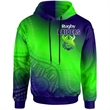Full Color Fluorescent Digital Print Men's Pullover Hoodie