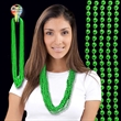 Metallic Green Mardi Gras Beads