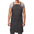 Kitch Style Bib Apron - Denim with Grommets