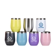 12oz Insulated Stainless Steel Wine Tumbler With Lid