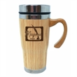 GALE 15 ounce Bamboo & Stainless Steel Tumbler with Handle