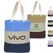 12 Oz. Canvas Tri-Color Promotional Tote Bag
