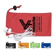Mobile Tech Earbud Kit in Microfiber Cinch Pouch