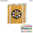 Colored Sublimated Rally Towel with Jersey stripes, 10x10