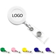 Retractable Round Badge Reel Holder w/ Belt Clip