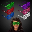 Light-Up Glow LED Slotted Glasses