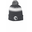 Sport-Tek Stripe Pom Beanie.