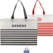 Two-Tone Non-Woven Durable Beach Tote Bag (15" x 4" x 13.5")