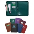 Deluxe Padfolio with Zipper - Organizer with Writing Pad