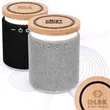 Lex Bamboo Wireless Speaker with Phone Charger