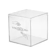 4" x 4" x 4" Clear Plastic Box