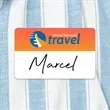 3-3/8" X 2-1/8" Value Reusable Name Badge