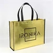 16" x 12" x 6" Non-Woven Metallic Tote Bag