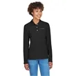 Devon & Jones Ladies' Pima Pique Long-Sleeve Polo